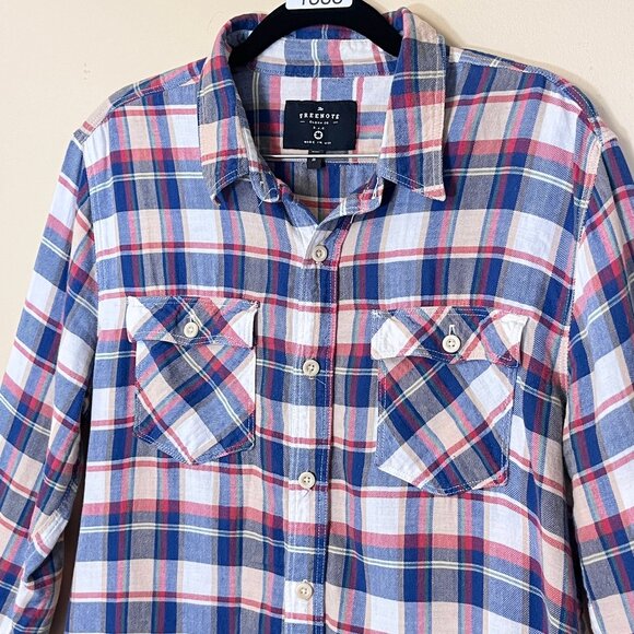 Freenote Cloth Plaid Button Up Shirt - Men's Size M - Picture 2 of 11
